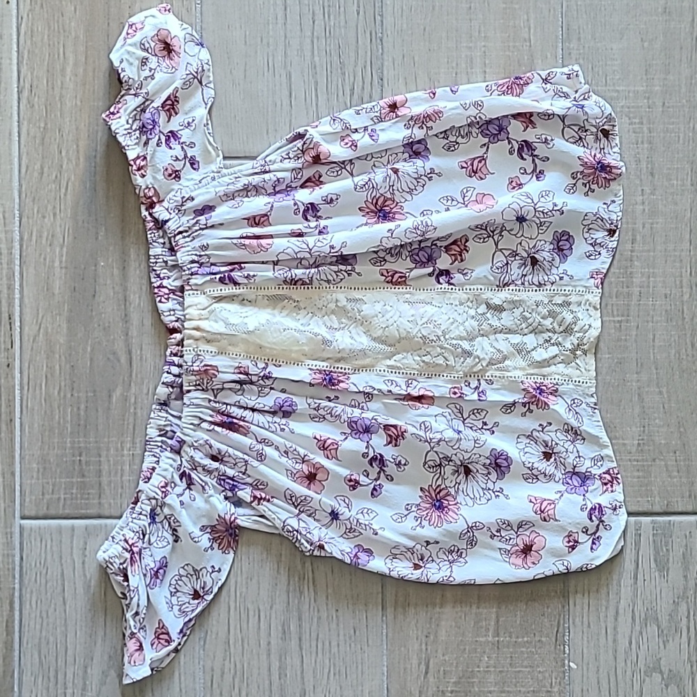 Forever 21 Off the Shoulder Floral Top
